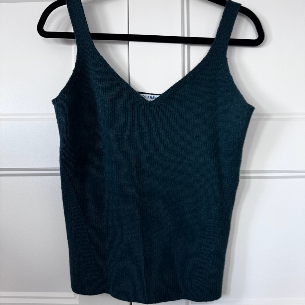 Old Navy Dark Green wSleeveless Knit Top
